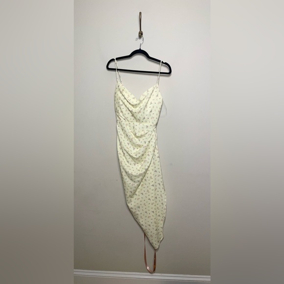 House of CB Daniella Lemon Floral Balcony Corset Dress - Picture 6 of 9